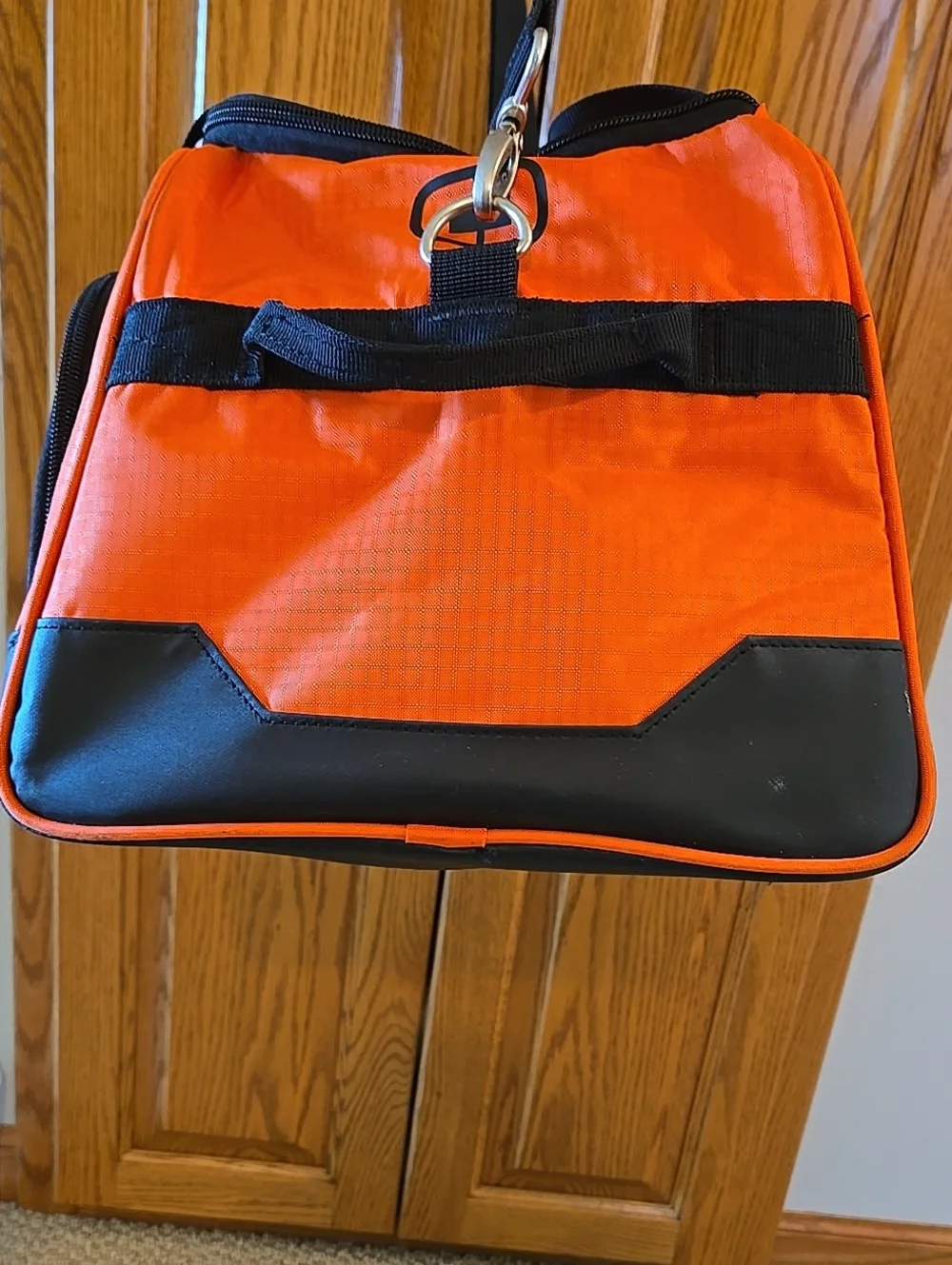 OGIO Big Dome Duffel Black Orange Unisex Women Men Bag Tote Gym Travel